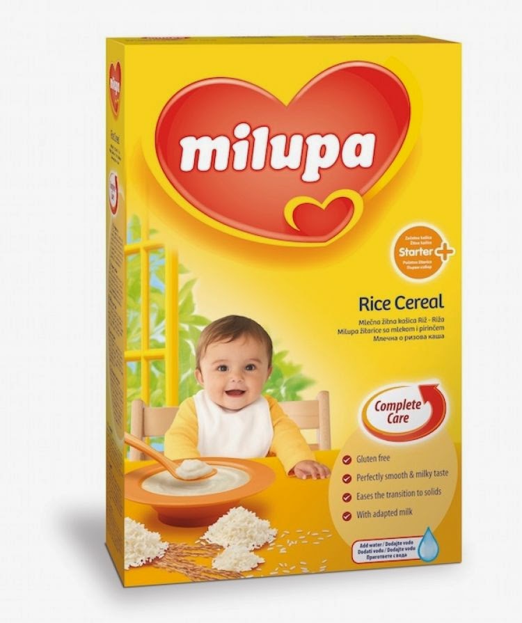 Start feeding baby rice cereal