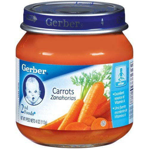 Freezing carrots for baby food