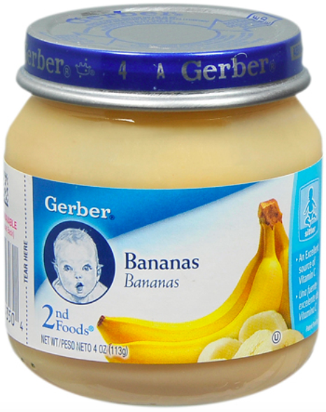 Gerber all natural baby food