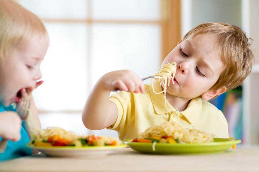 Feeding babies food too early