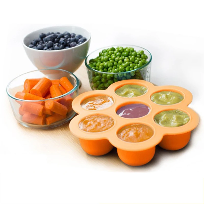 Baby food storage silicone