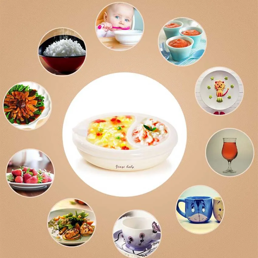 Baby food warming plates