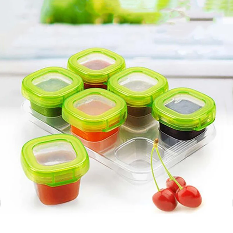 Small baby food containers