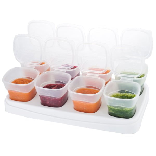 How to thaw frozen baby food cubes