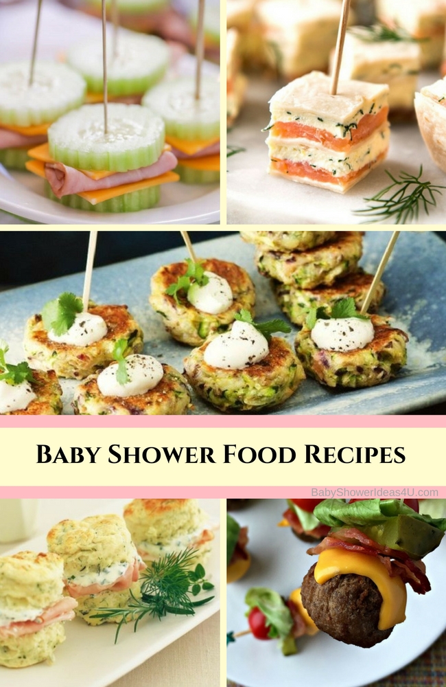 Finger foods to have at a baby shower