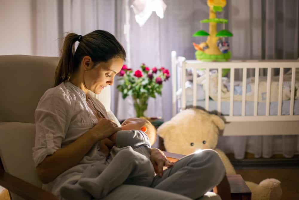 Baby feeding through the night