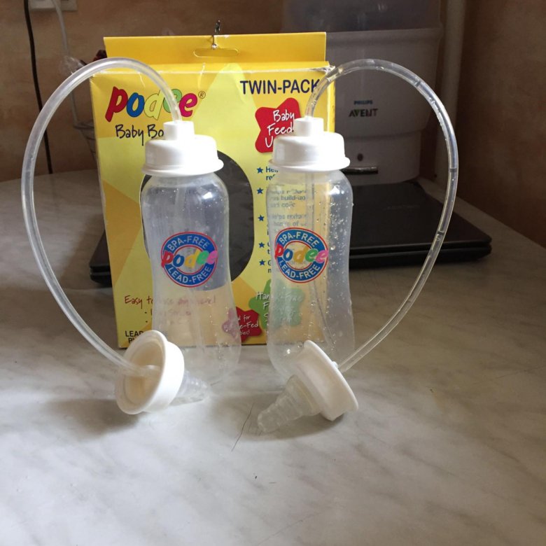 Podee hands free baby bottle feeding system