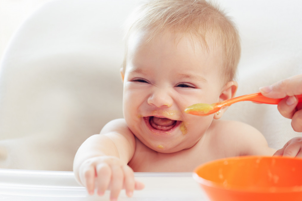 Baby's first cereal feeding how much