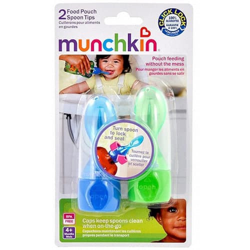 Baby food pouches spoon