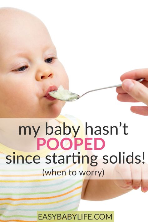 When can an infant start eating baby food