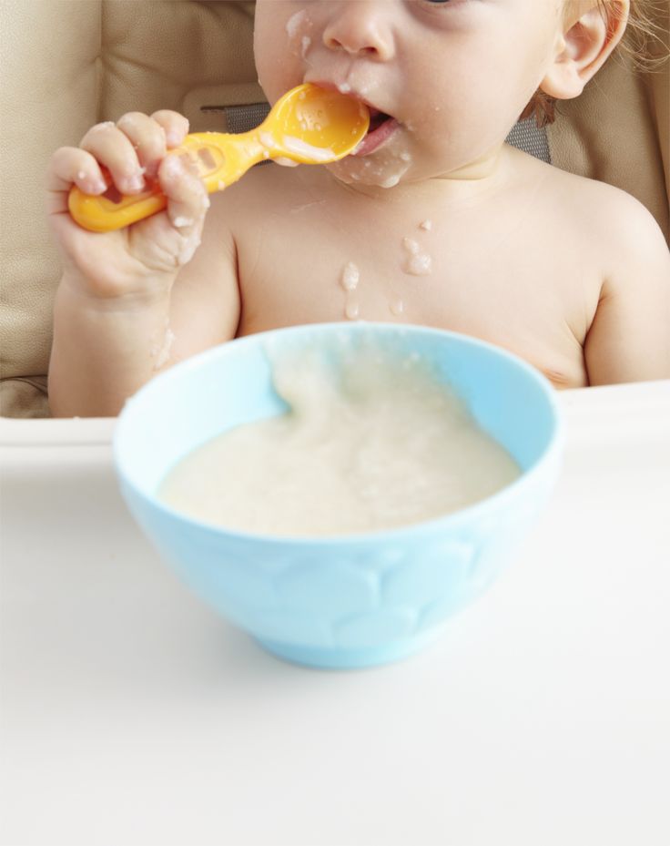 Thicken baby food