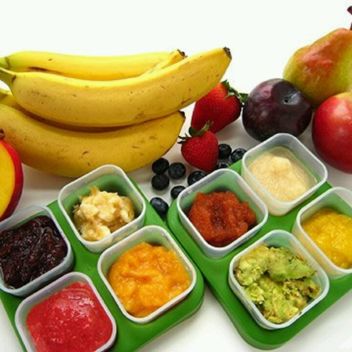 Healthy baby food products