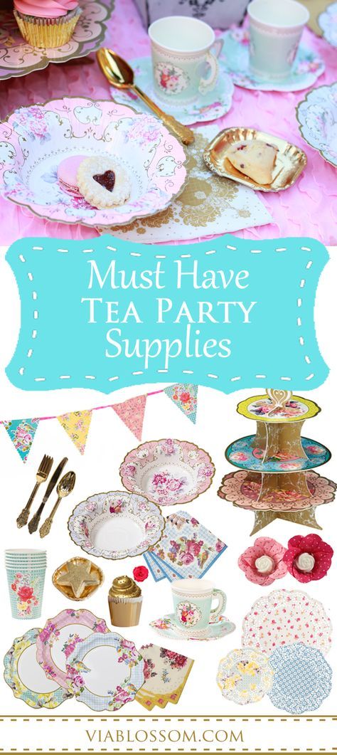 Baby shower tea party food