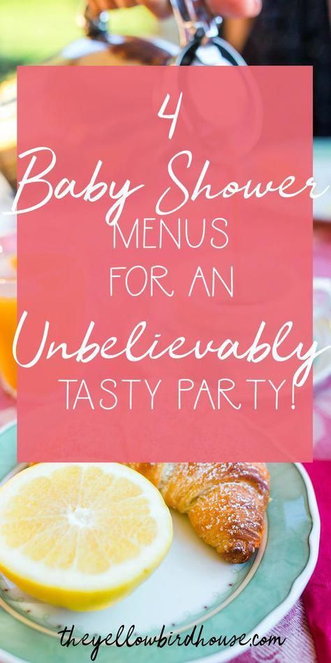 Soul food baby shower menu