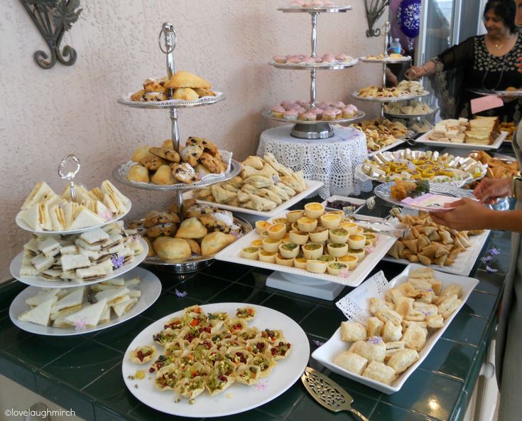 Baby shower afternoon tea food ideas