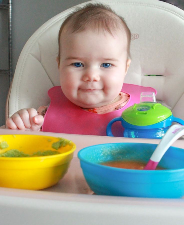 Feeding a baby solids at 3 months