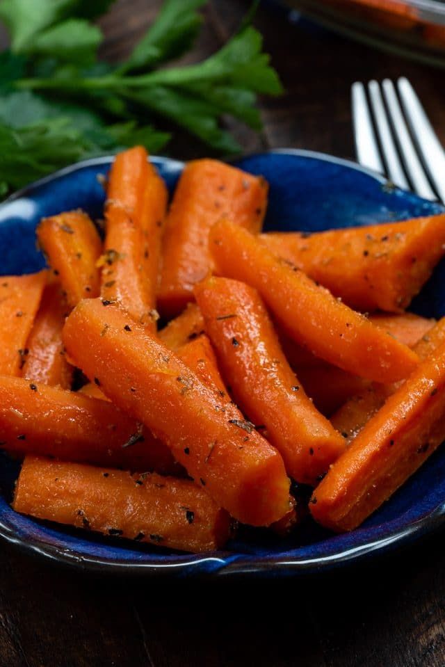 Roasted carrot baby food
