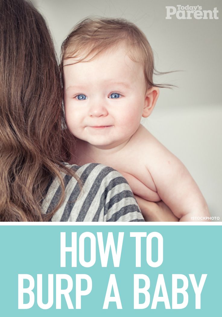 How to burp a newborn baby after feeding