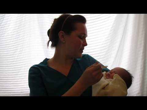 How to force feed a baby