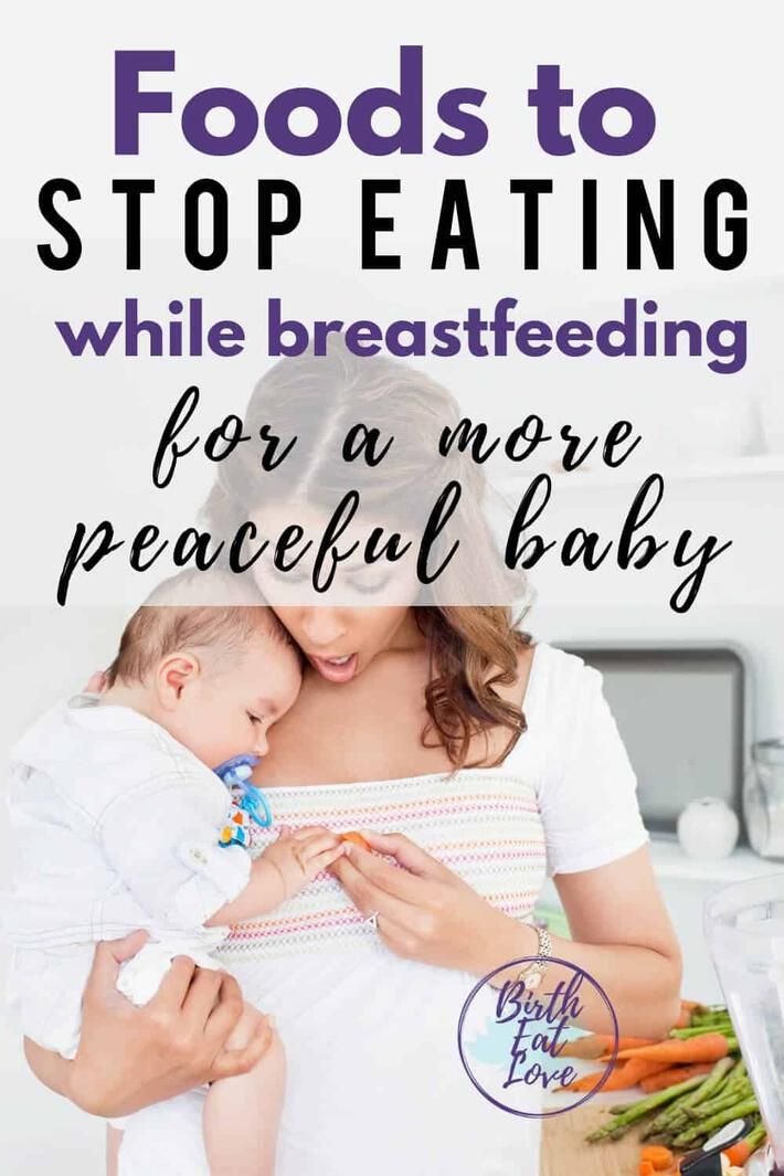 Foods cause colic breastfed babies