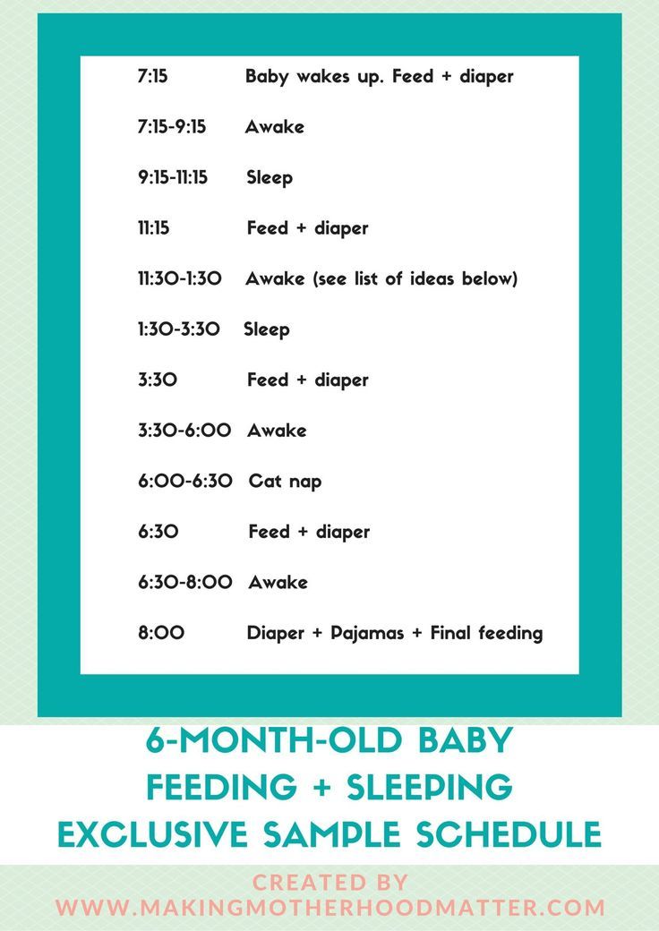 What to feed a six months old baby