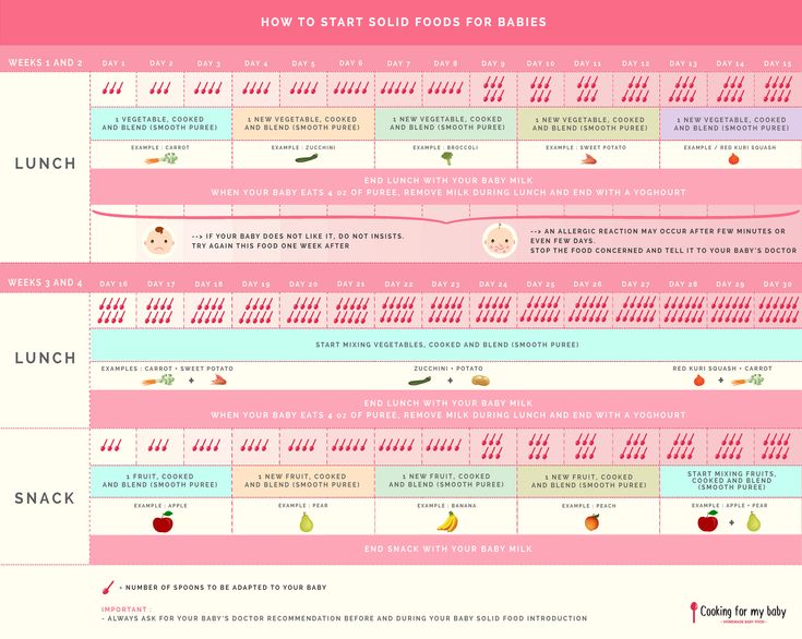 How to feed baby solid foods for the first time