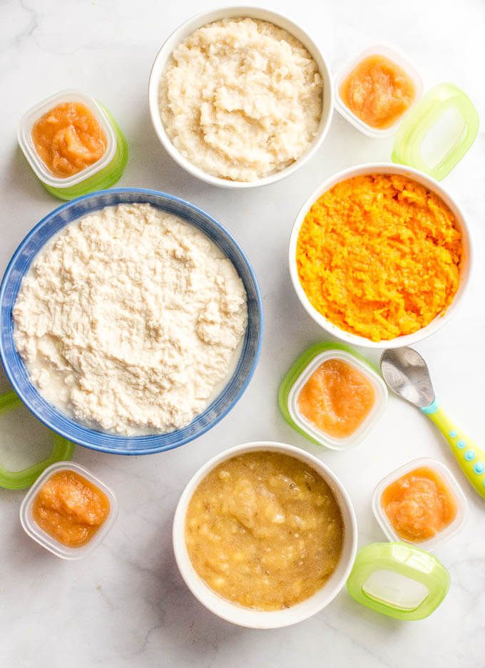 Baby food texture guide