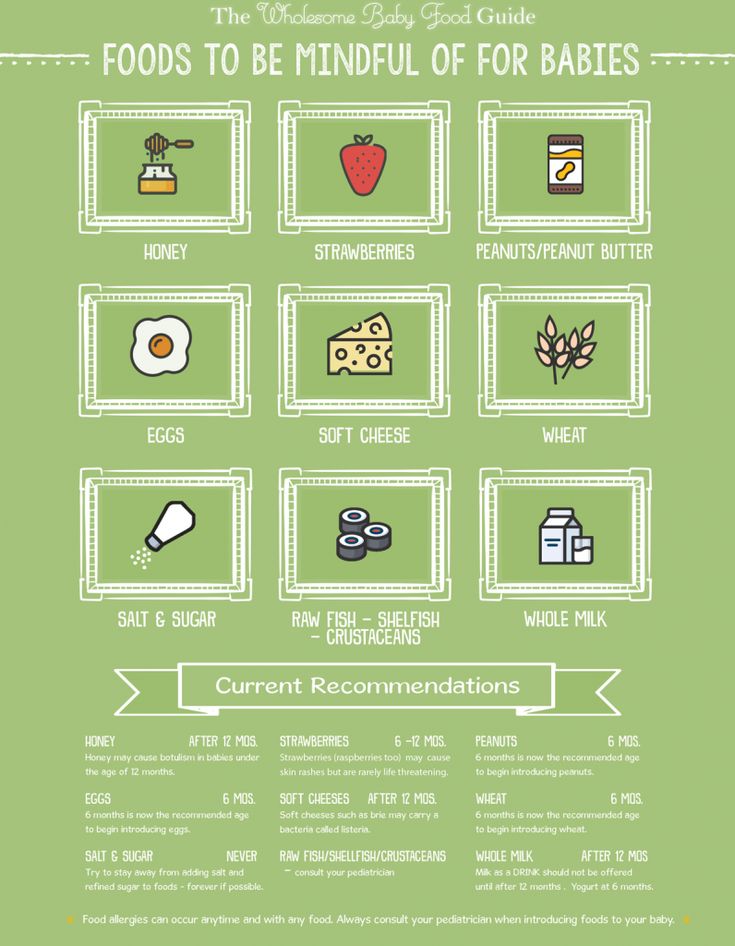 When is it safe to feed baby food