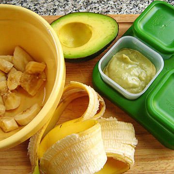 Baby food avocado combinations