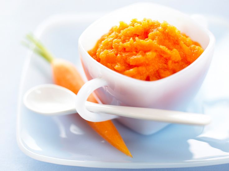 Pureed carrot baby food recipe