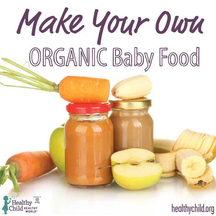 Organic baby food cookbooks