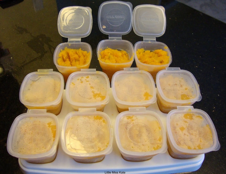 Baby cubes food storage containers