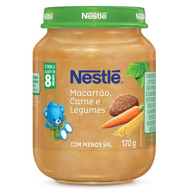 Nestle baby food chart