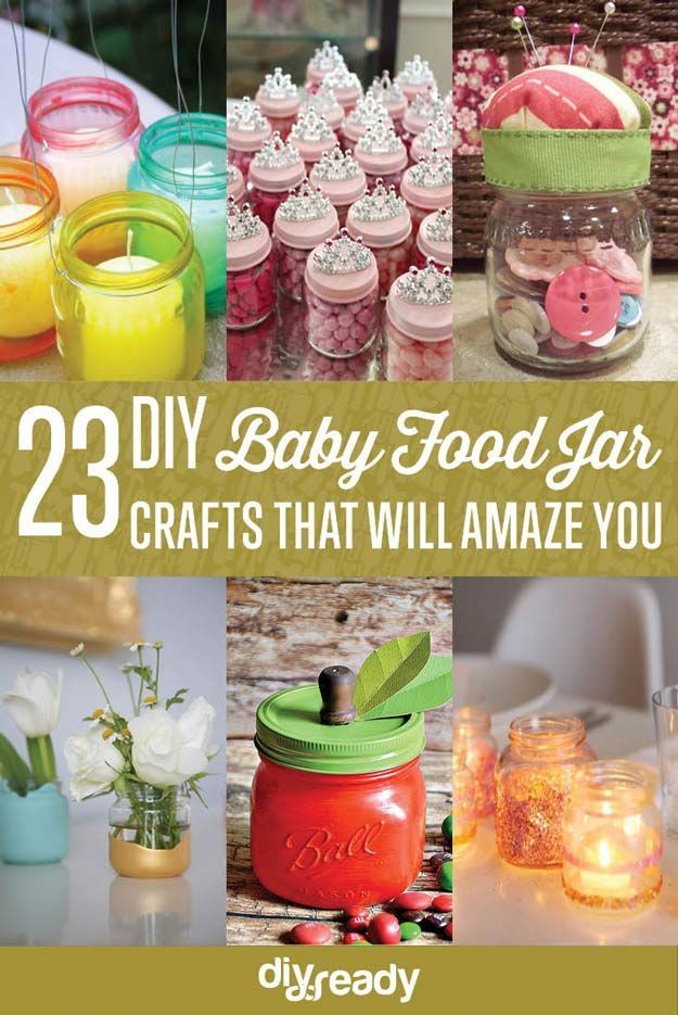 Baby food jars diy