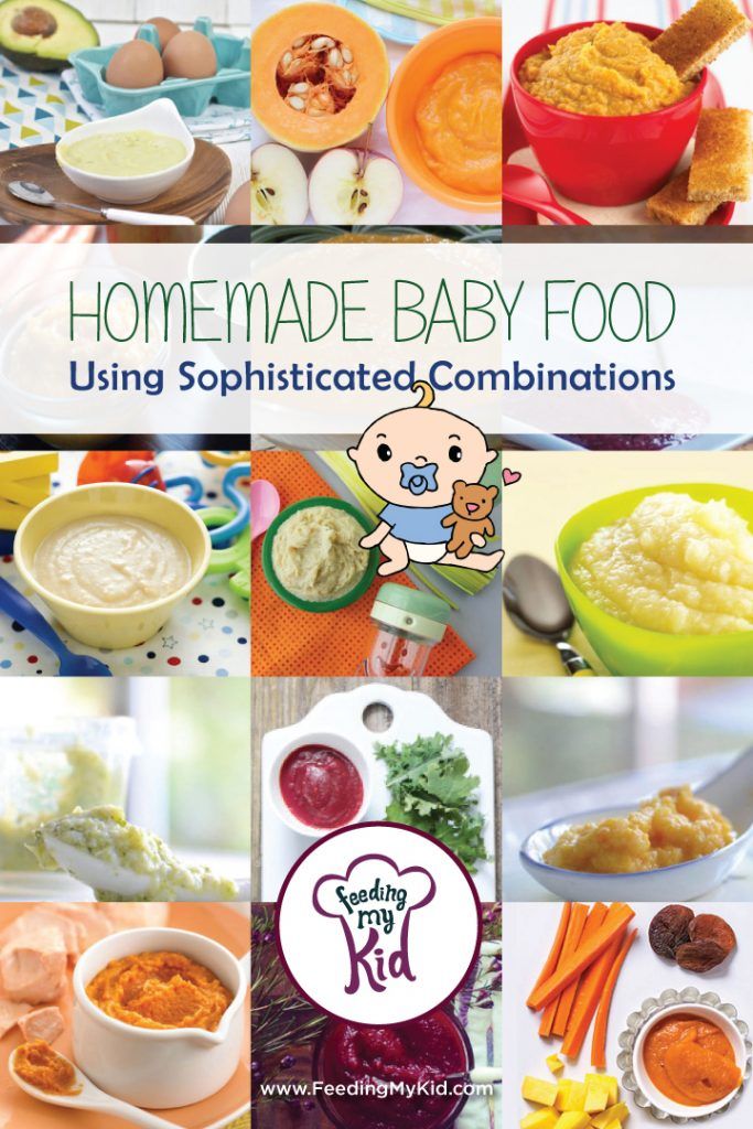 Pureed baby food combinations