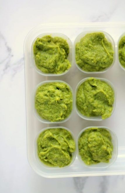 Can you freeze pureed avocado for baby food