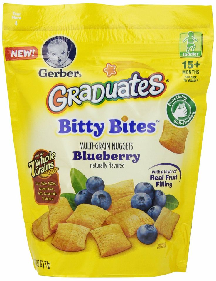 Frozen baby food bites