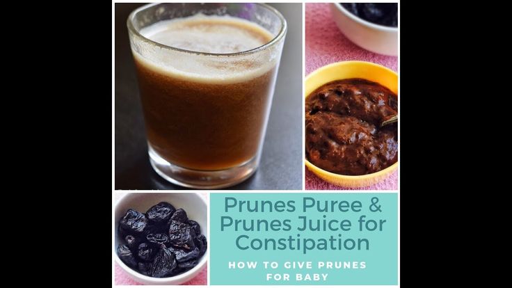 Prunes first baby food