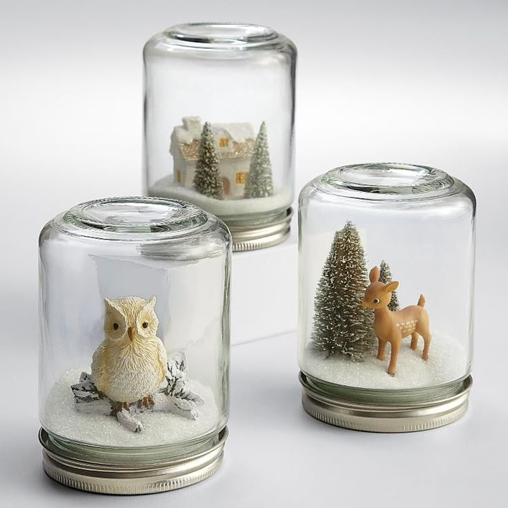 Crafts made out of baby food jars