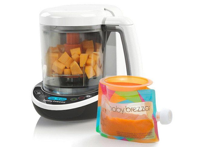 Baby food maker steam and blend