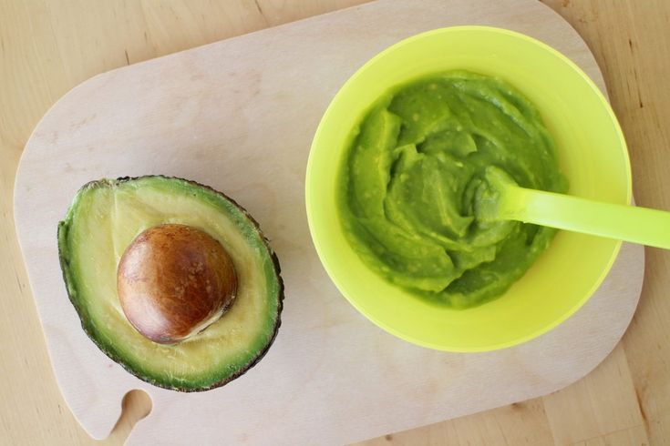 Avocado baby food freeze