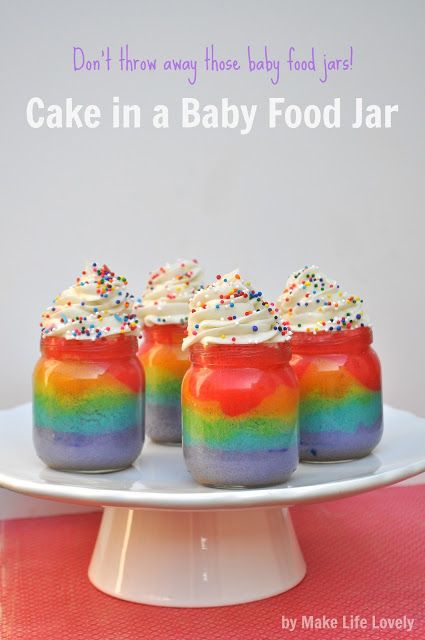 Cakes made with baby food