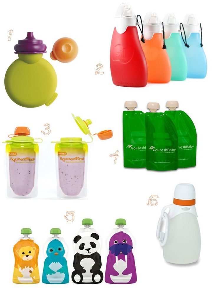 Comfort baby food pouches