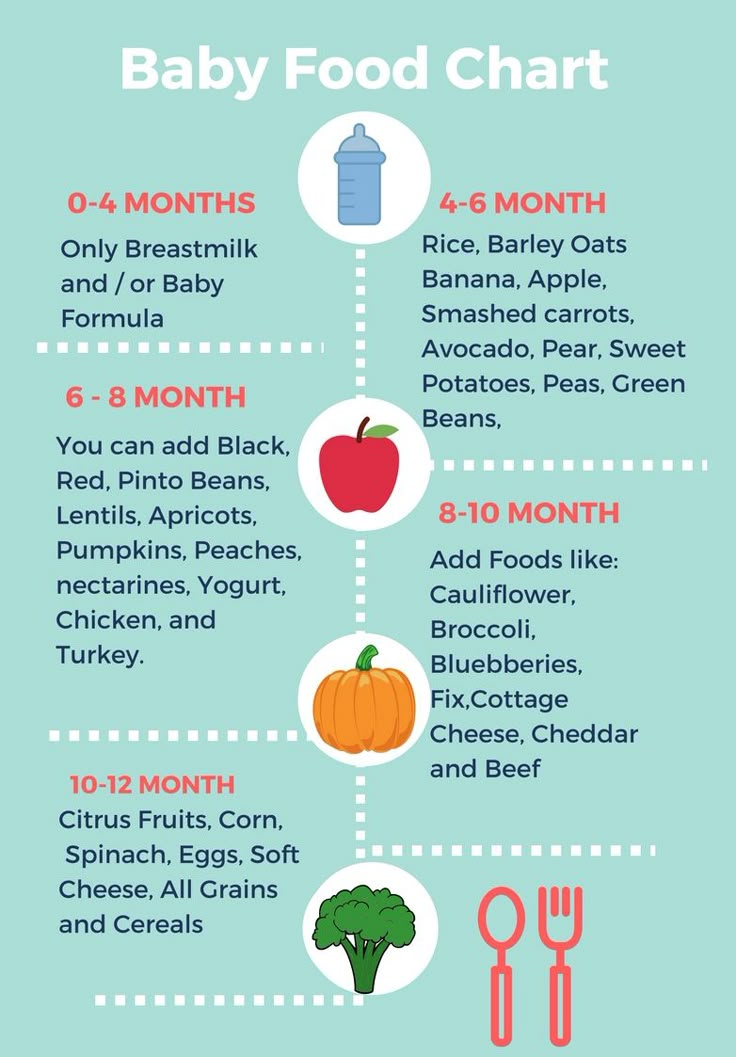 At how many months can babies start eating baby food