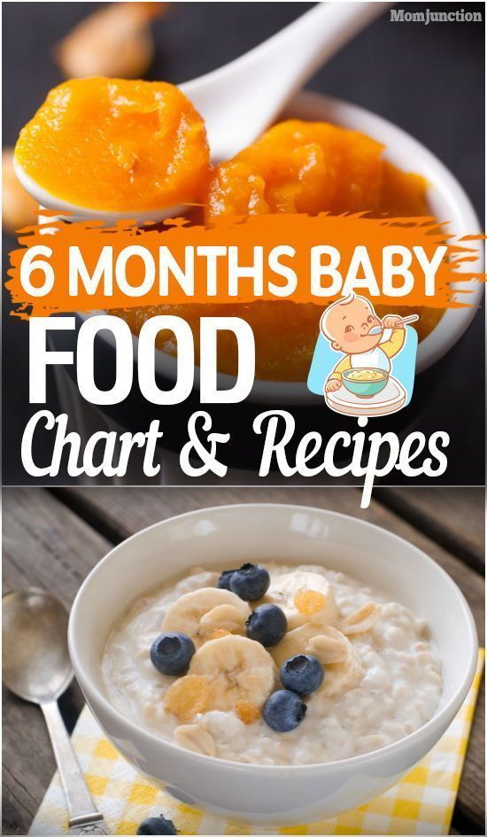 Good food for six month baby