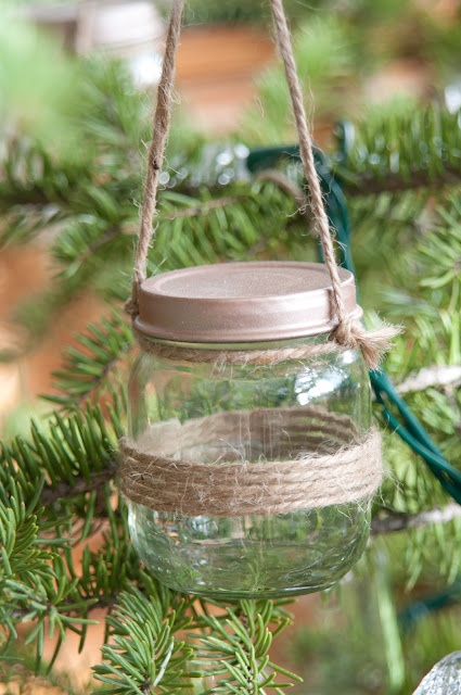 Baby food jars christmas tree