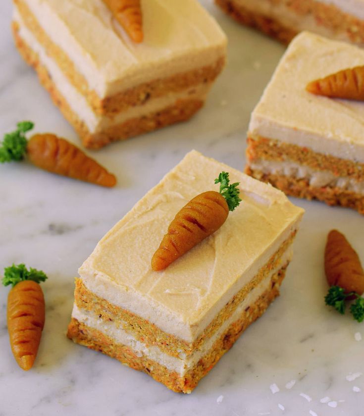 Baby food carrot cake bars