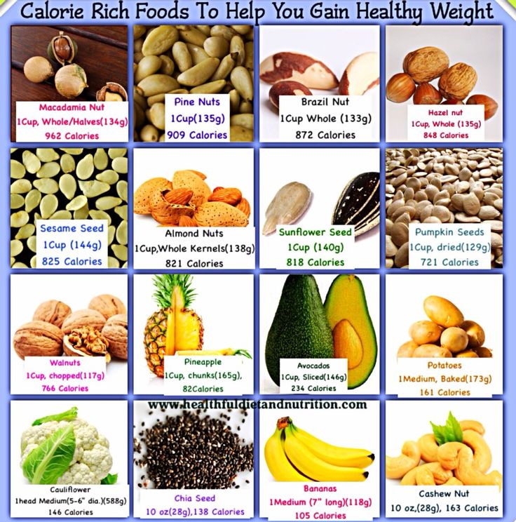 Which food help baby to gain weight