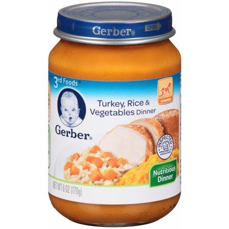 Gerber protein baby food