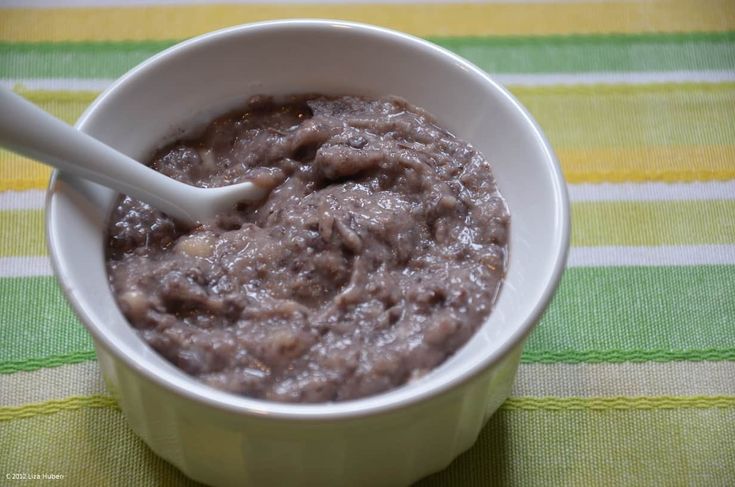 Black beans baby food recipe